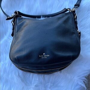 Kate Spade Black Leather Shoulder Bag